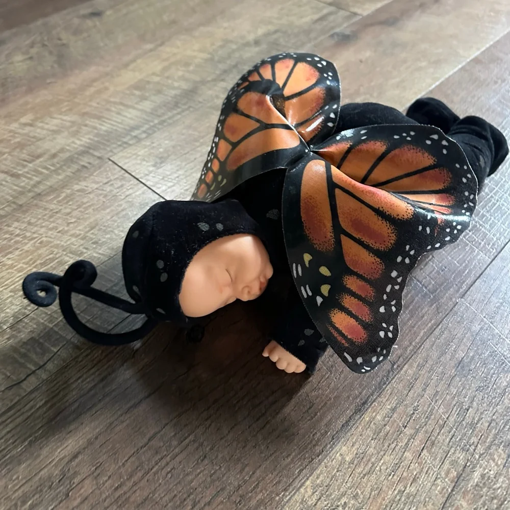 Baby Anne Geddes Black Butterfly Doll